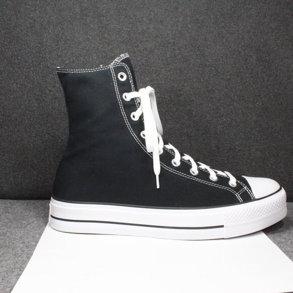 Converse X-HI Extra Knee High Platform Canvas Sneakers Black White Mens Size 11 - Picture 5 of 12